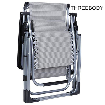 Adjustable Folding Outdoor Patio Lounge Chairs With Canopy Sunshade Cup Holder