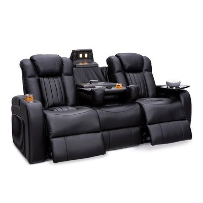 Louis Denny High-End Electric Multi-Functional Home Theater Luxury Villa Living Room Leather Sofa