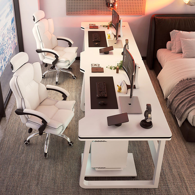 Modern Office Computer Two-Person Side By Side Work Desk