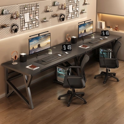 Modern Office Computer Two-Person Side By Side Work Desk
