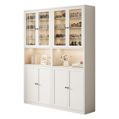 Large-Capacity Multi-Layer Dust-Proof Steel Shoe Storage Cabinet For Home Entrance, Home Exterior Door, Elevator Aisle